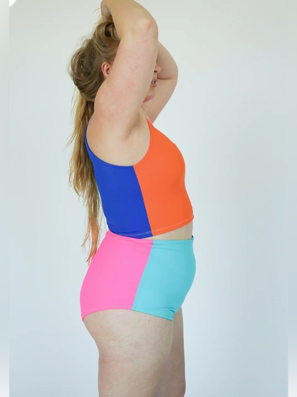 State The Label Swim Tank & Britches in Beach Ball 3XL tankini like new - Picture 6 of 9